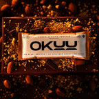 OKUU CHOCO ALMOND TRUFFLE 35G PLANT PROTEIN BAR [Founder's Batch]