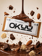 OKUU CHOCO ALMOND TRUFFLE 35G PLANT PROTEIN BAR [Founder's Batch]
