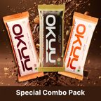 OKUU Experience Combo Bliss  1 - Choco Almond Truffle + 1 - Peanut Choco Truffle +  1 - Espresso Mocha Truffle