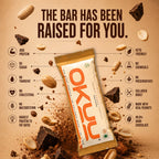OKUU PEANUT CHOCO TRUFFLE 40G PROTEIN BAR | 14G Fiber, Zero Sugar & Collagen Boost Inside - Okuubar