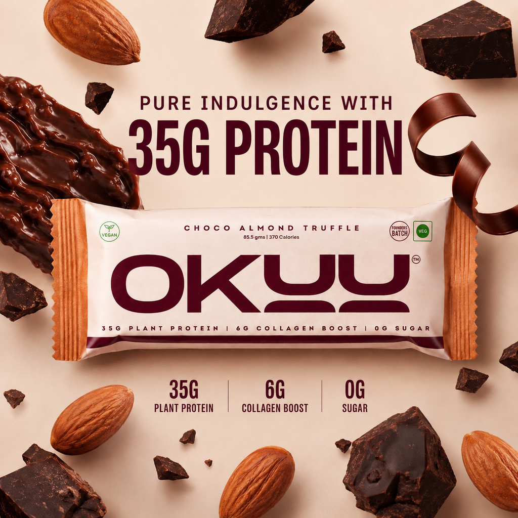 OKUU Experience Combo Bliss  1 - Choco Almond Truffle + 1 - Peanut Choco Truffle +  1 - Espresso Mocha Truffle